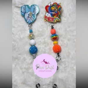 Cartoon character badge reels
